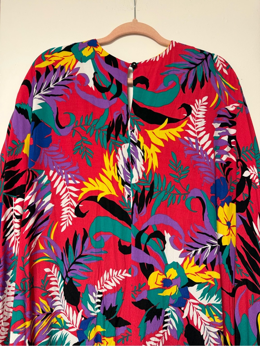 Pink Tropical Caftan by Trashy Diva by Candice Owens, Women’s XL-3X - Picture 7 of 7
